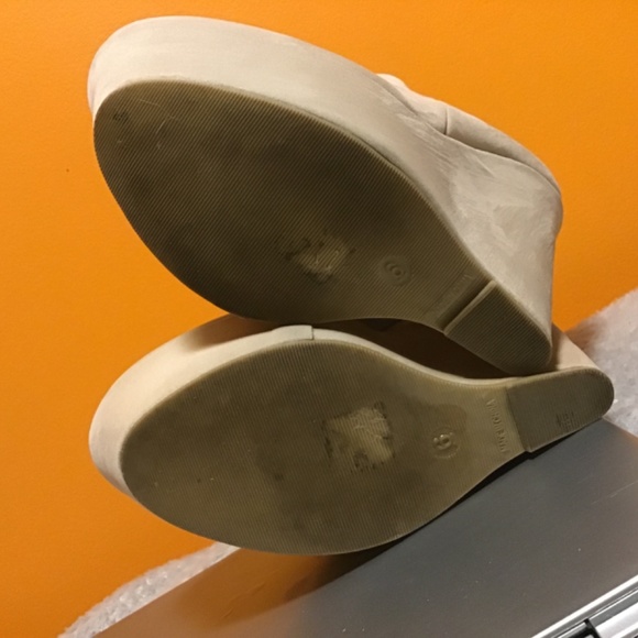 Fierce Microsuede Wedge Booties (8M) - Picture 7 of 7